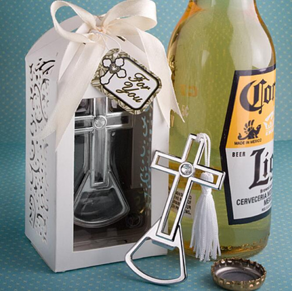 wedding souvenirs Metal Cross, coconut tree style bottle opener Wedding favors Giveaways and Party Door Gifts