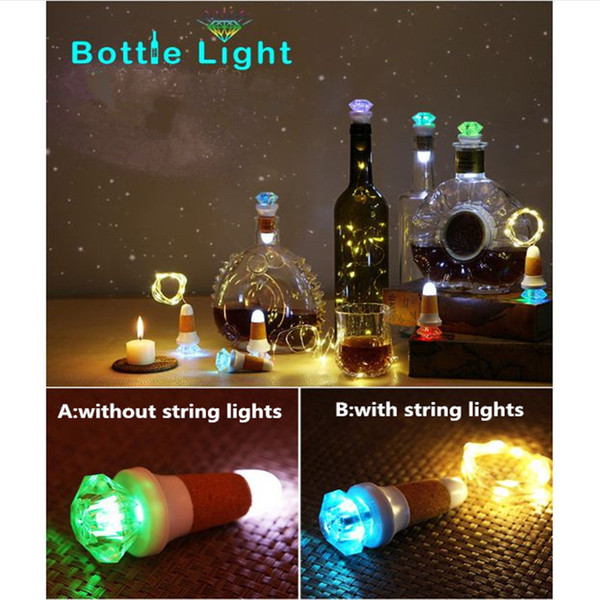 Creative bottle light bottle lighting string Romantic Cork Lights Rechargeable Christmas USB LED Night Light party decoration lights wed450