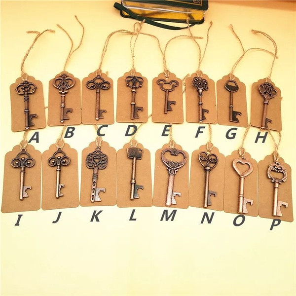 Wholesales Nice Love Personalised Wedding Favours Keyrings Cute Guest Key Bottle Opener Keychains for Wedding Gift