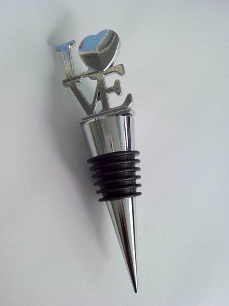 Romantic letter LOVE red wine bottle stopper Creative European small gifts Wedding favor Valentine's day gift