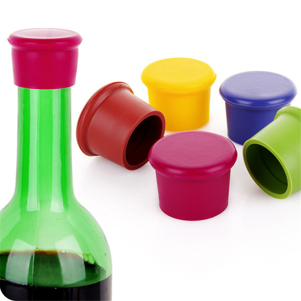 200pcs Silicone Reusable Wine Bottle Caps/Beer Sealer Cover