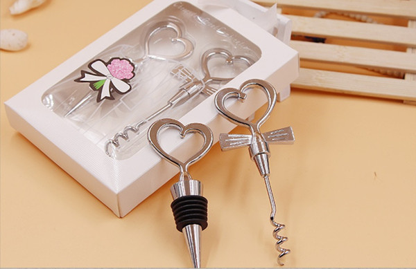 Wedding & Event Party Favors Gift perfectly matched Wine Bottle opener & Stopper Can Openers 20pcs
