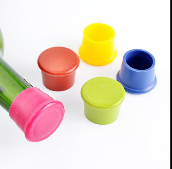 500pcs silicone wine stoppers Leak free wine bottle sealers for red wine and beer bottle cap