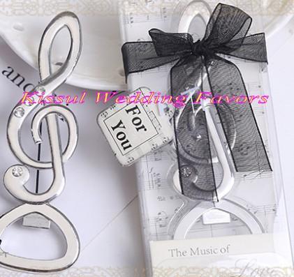 (25 Pieces/lot) Event and Party Guest Gifts of the music love Bottle Opener Wedding Favors For Party Favors Gift