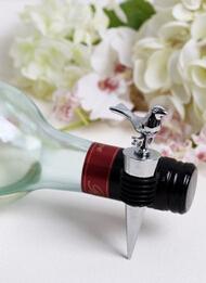 250pcs DHL Free Shipping Love bird chrome wine bottle stopper Wedding bridal shower party favor guest gift Love Birds bird Stopper