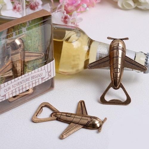 50pcs Antique Plane Beer Bottle Opener 