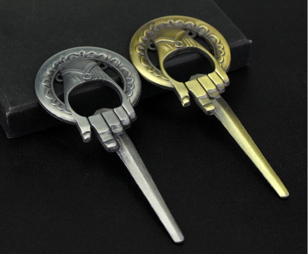 High Quality Game of Thrones King's Hand Opener Keychain Pendant Hot Sale favor bottles