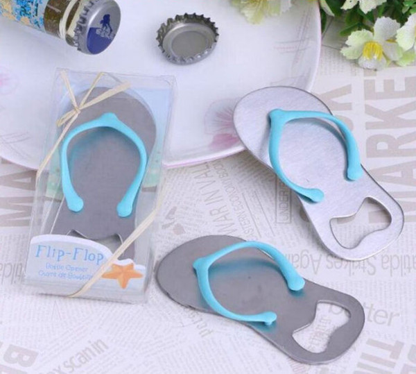 2018 Free Shipping personalized Wedding gift wedding favor annual meeting of Slipper bottle opener, Gift box packing