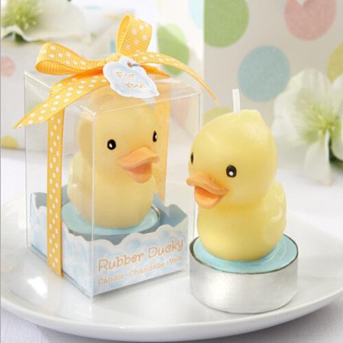 Yellow Duck Candle Gift Box Packing Baby Candles Baby Souvenirs Baby Shower Gift Favors Baby Birthday Party Decoration