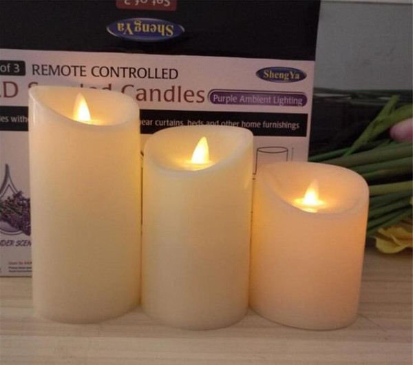 Electronic candle Creative Wedding Candle environmental protection Waterproof simulation LED birthday bougie Lights realistic Wedding glim