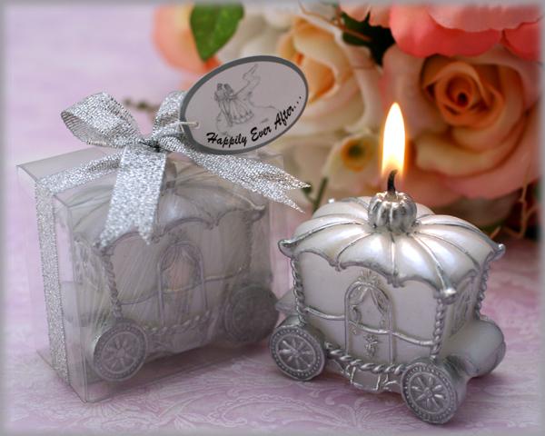 wedding favor candle Decoration--Fairy Tale Pumpkin Carriage Candles for baby shower party decoration 100pcs/lot