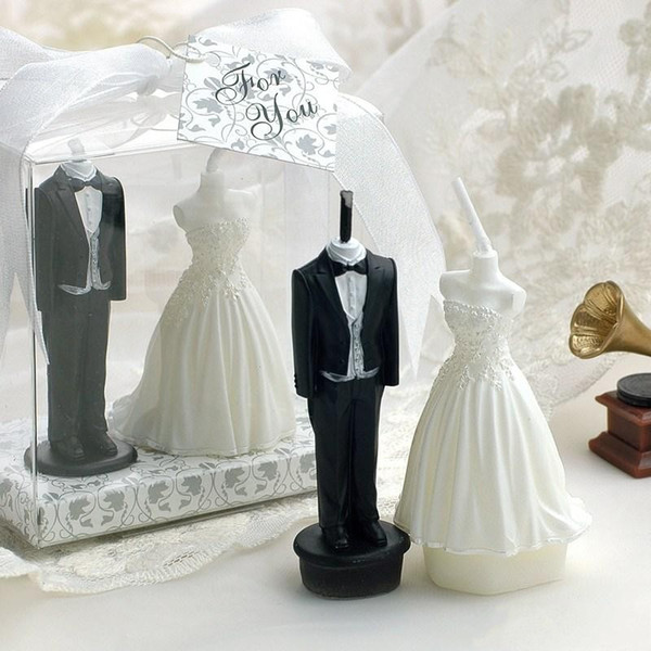 2015 New Wedding the Bride and Groom Candle Wedding table centerpiece party Decorations Supplies Wedding Party Favors Novelty Gifts