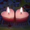 Wedding Decorations,Heart Shape Wedding Candles,Valentines' Day necessities,Wedding Favors--Pink