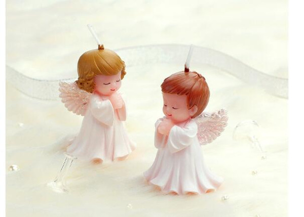 2018 small gift Wedding Gust Gifts little angel candle wedding supplies new style Candle Favors for party 18-8