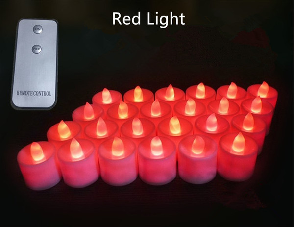 Hot selling Candle favors Remote control LED electronic candle light Electronic candle creative wedding birthday celebration light DHL free