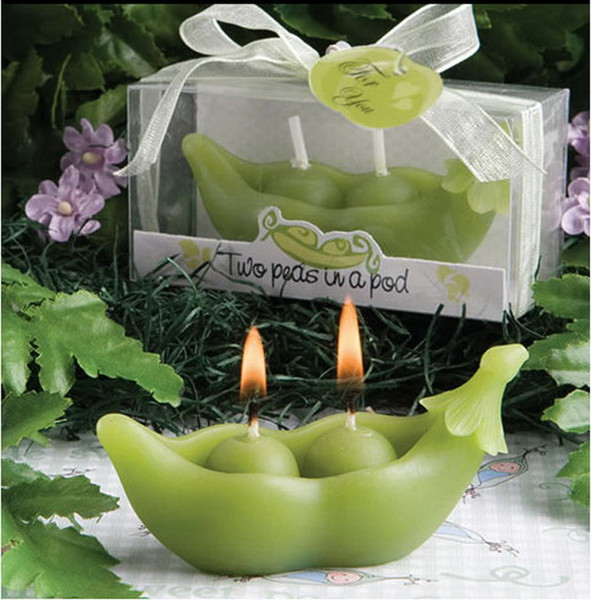 Green Pea Candle Pod Scented Candles Wedding Favor Party Gifts Supplies Creative Birthday Candles DHL 
