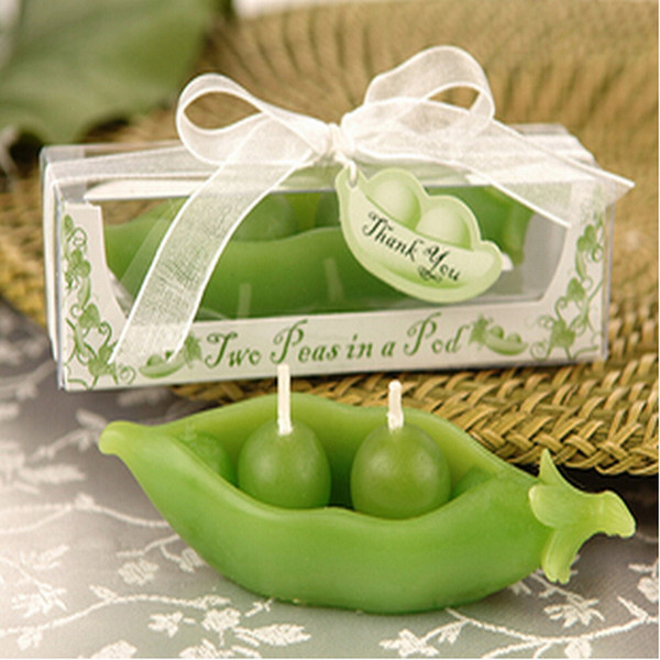 Green Pea Candle Pod Scented Candles Wedding Favor Party Gifts Supplies Creative Birthday Candles DHL 