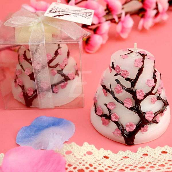FEIS wholesale Child Birthday Candle Wax Sweet Cherry cake shape candle Home Decor Smokeless Creative Gift Candle Wedding Party Favors