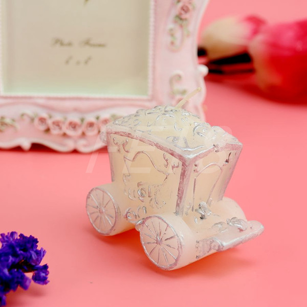 FEIS wholesale Rose princess 'Cinderella ' Carriage Birthday candle wax Wedding Party Anniversary Valentine's day favors wedding favor