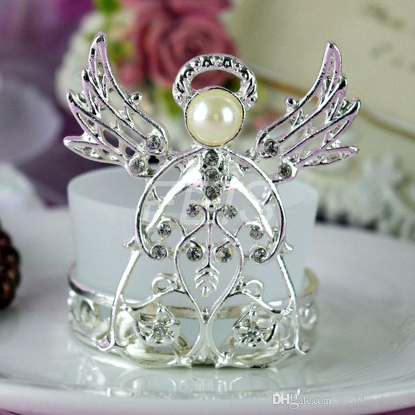FEIS European Classical Imitation Diamonds Angle Candle Holder Birthday Gift Valentines Gift Wedding gift bar supplies