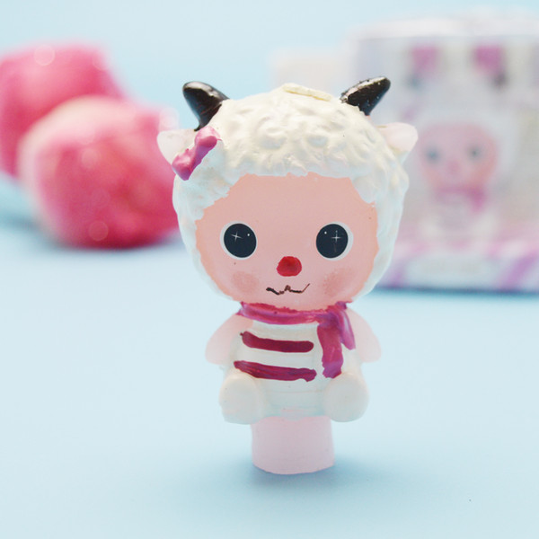 FEIS wholesale smokeless craft candle twelve chinese zodiac signs sheep birthday candle party decoration baby shower cake topper wedding f