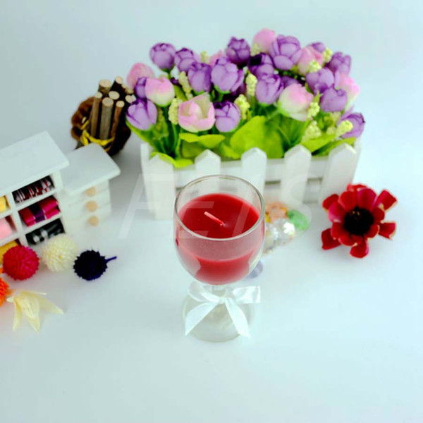 FEIS wholesale smokeless craft candle romantic cup-shaped birthday candle cake topper party decoration baby shower wedding favor small gift