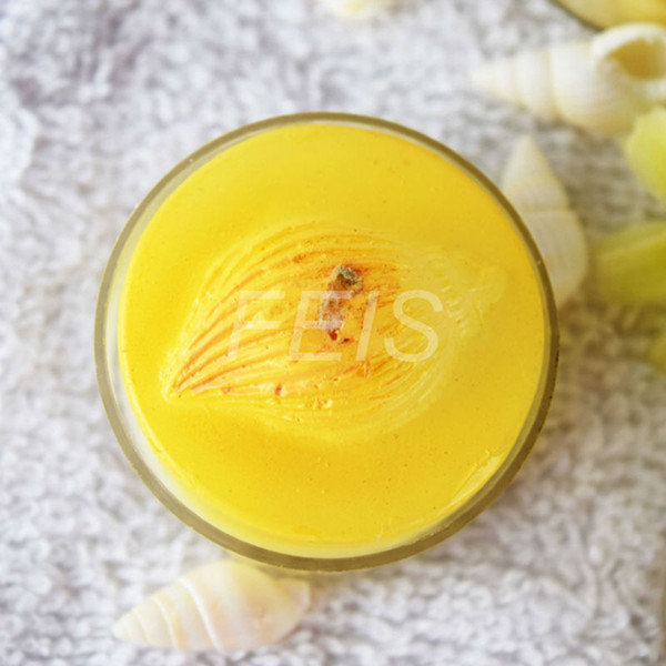 FEIS 4PCS Beach Series candle Romantic Starfish Shell Shape Candle party Flameless artistic Candle For Wedding Party favors & gift