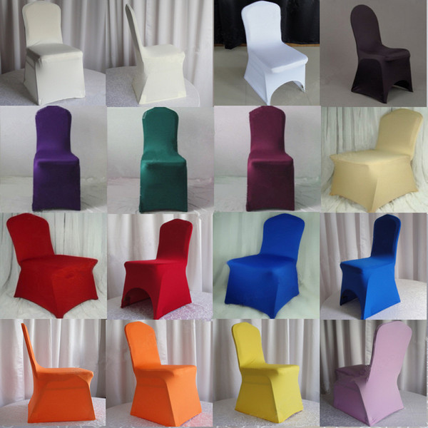 2015 Hot Sale Chair Covers Polyester Spandex Wedding Chair Covers for Weddings Banquet Folding Hotel Decoration Decor Tutu Chair Sashes