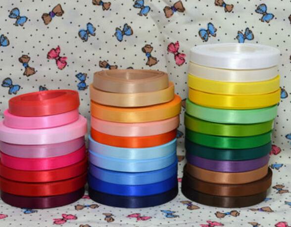 250yards Double Sided Faced Satin Ribbon / Grosgrain Ribbon 9MM
