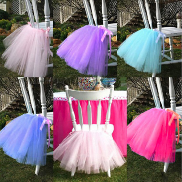 Colorful Wedding Chair Covers Bridal Supplies Events Chair Peplum Activities Decorations Beauiful Girls Skirts In Stock Party Chair Covers