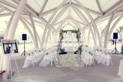 wholesale outdoor Wedding Chair sashes ribbon with rhinestone Party Event courtyard Chair dackdrops covers Wedding Chair Bows