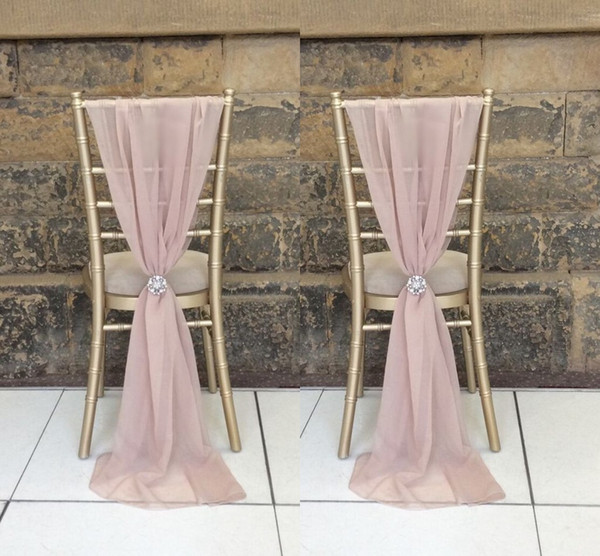 Enable Destop Garden Formal Wedding Chair Cover Back Sashes Romantic Oceanfront Flower Banquet Decor Bow Christmas Birthday Chair Sashes