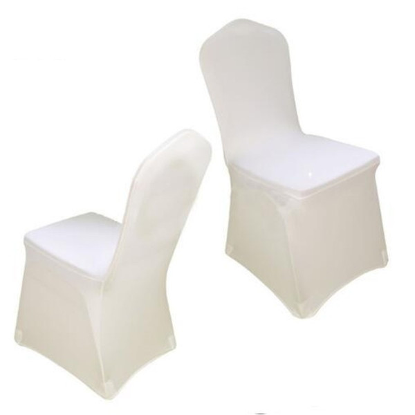 Universal White spandex Wedding Party Chair Covers White spandex lycra chair cover for Wedding Party Banquet many color