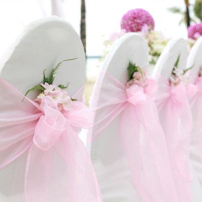 Hot Sale Organza Chair Sashes Bow Cover chair sashes tulle For Weddings Events &Party Banquet Christmas Decoration mint green