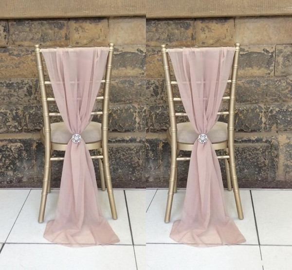 Enable Destop Garden Formal Wedding Chair Cover Back Sashes Romantic Oceanfront Flower Banquet Decor Bow Christmas Birthday Chair Sashes