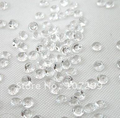 10000pcs(10000pcs = 1 set) 1/3ct 4.5mm White diamond confetti wedding favor table scatter