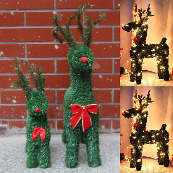 Christmas Deer Decorations Bottle Lights Cork Shaped Mini String Lights Battery Operated Starry Fairy Lights DIY Xmas Wedding Party Garlands