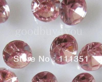 10000pcs 4mm Pink Acrylic Diamond Confetti Wedding Party Favor Table Scatters Crystal Decoration