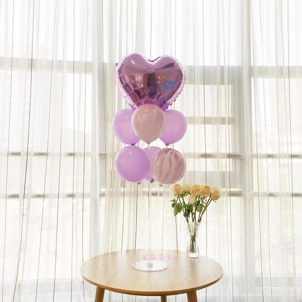 New style balloon table floating wedding table top tree bracket wedding banquet decoration transparent drag pole birthday road balloon frame