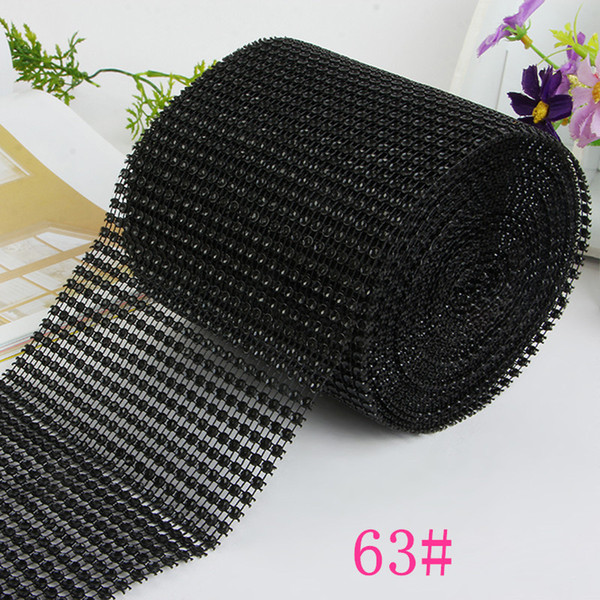 24 Row Crystal Sparkling Rhinestone Mesh Ribbon Weddings Costume Mesh Decoration