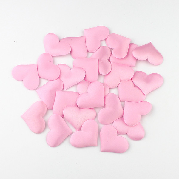 100pcs Heart fabic 2x1.5cm / 3.5x3.5cm Wedding Party Confetti Table Decoration baby shower birthday party decor Supplies