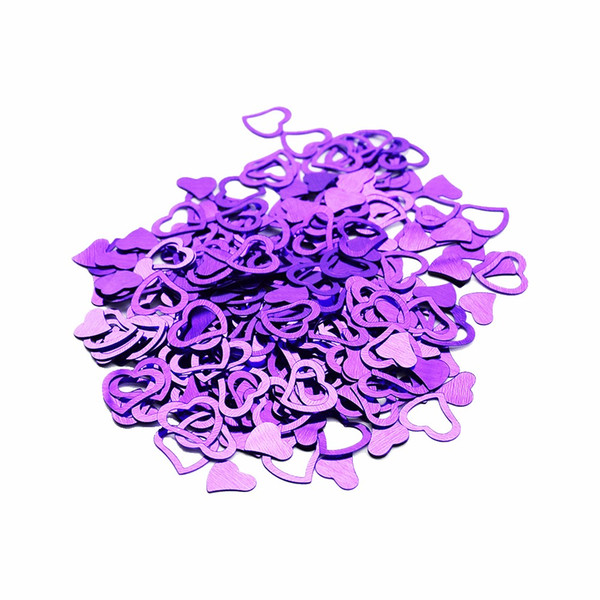 15g/pack Hollow Heart shaped Laser cut Wedding Decoration Sprinkle Confetti Solid Strew Flowers Party Table Decor Supplies