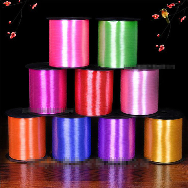5 Reels/bag Balloon Ribbon Streamers Balloons 5mm 220Meters Ball Ties Festival Supplies For Event Wedding Party Decorations