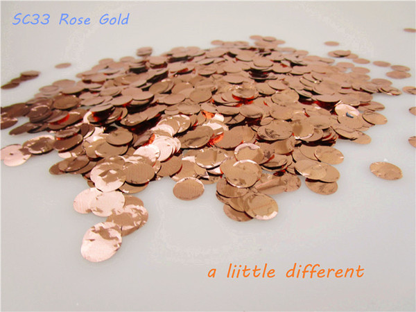 1kg/Bag 1cm Balloon Filling Round Tissue Paper Confetti Wedding Tossing Party Table Scattering Decorations