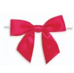 500pcs DHL 7cm Satin Ribbon Pre-Made Bow With Twist Tie Discount