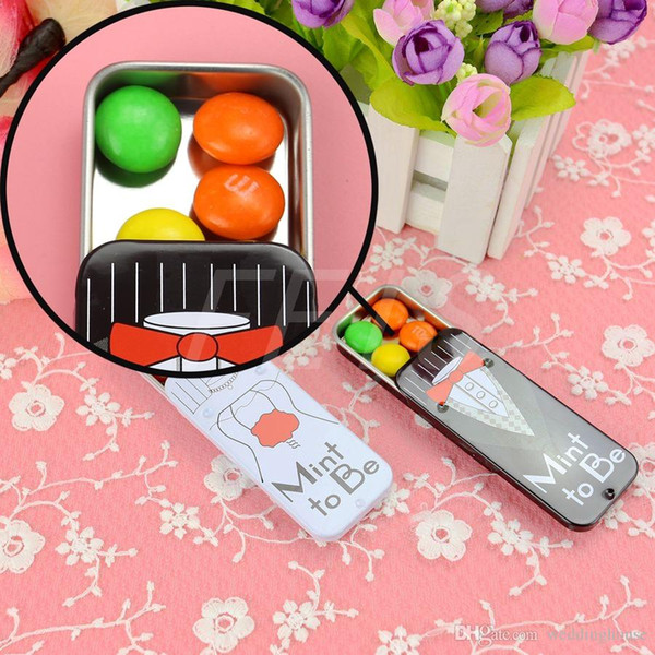 FEIS wholesale 2PCS bride and groom's wedding dress candy box Wedding Party Baby Shower Marriage Gifts wedding favor