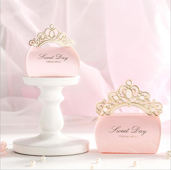 Wedding supplies. Favor boxes.royal/ceremony decorate.pink style.