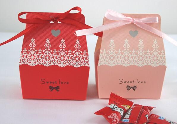 Free Shipping Romantic Wedding Sweet Love Candy Box Baby Shower Favour