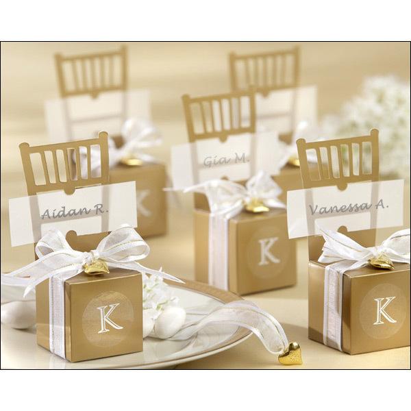 wholesale 100pcs Cute Gold / silver Chair Wedding Favor Candy Boxes+ Ribbon Wedding Package Gift Box baby shower favor gift box