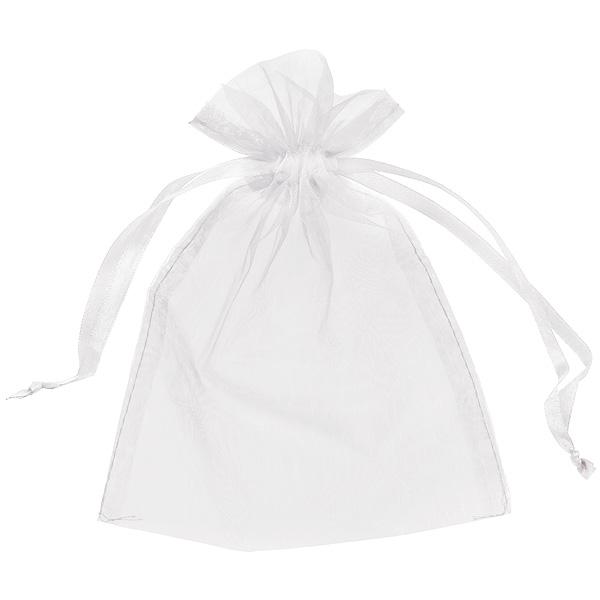 200Pcs White Organza Bags Gift Pouch Wedding Favor Bag 13cm X18 cm (5x7 inch) 11 colors Ivory / gold / blue